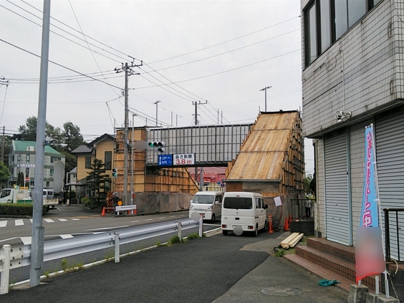 歩道橋改修工事